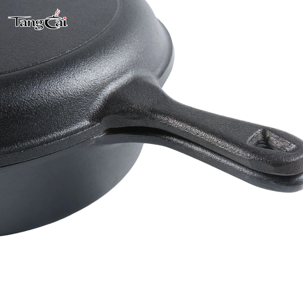 Cuisini&egrave;re combin&eacute;e en fonte sans PFAS, four hollandais 2-en-1 de 3,2&nbsp;litres et po&ecirc;le de 10&nbsp;pouces pour la cuisson au levain, la friture et le camping