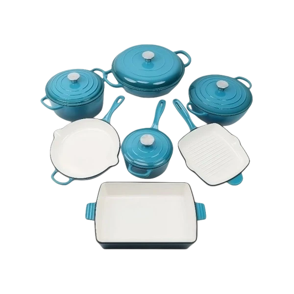 Batterie de cuisine en fonte