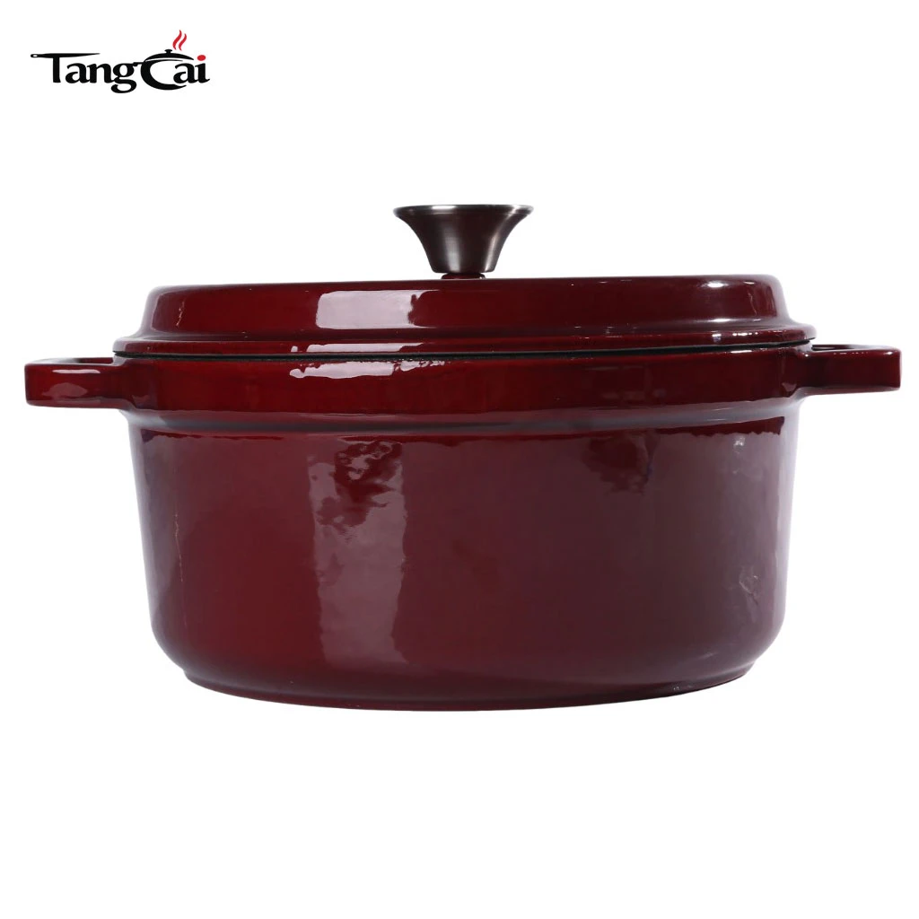 Four hollandais en fonte &eacute;maill&eacute;e rouge vin Staub Style, faitout 5 QT, cocotte multi-tailles v&eacute;rifi&eacute;es par 1&nbsp;million de clients
