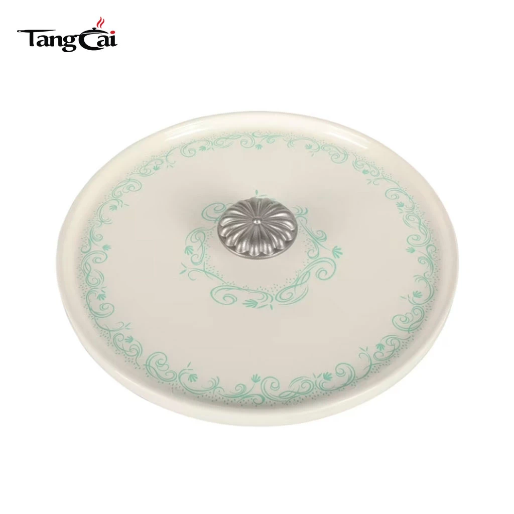 Tendances 2026&nbsp;2026&nbsp;Verrette florale Vintage Floral&nbsp;5&nbsp;QT Cocotte antiadh&eacute;sive en fonte &eacute;maill&eacute;e avec couvercle pour marques et marques priv&eacute;es