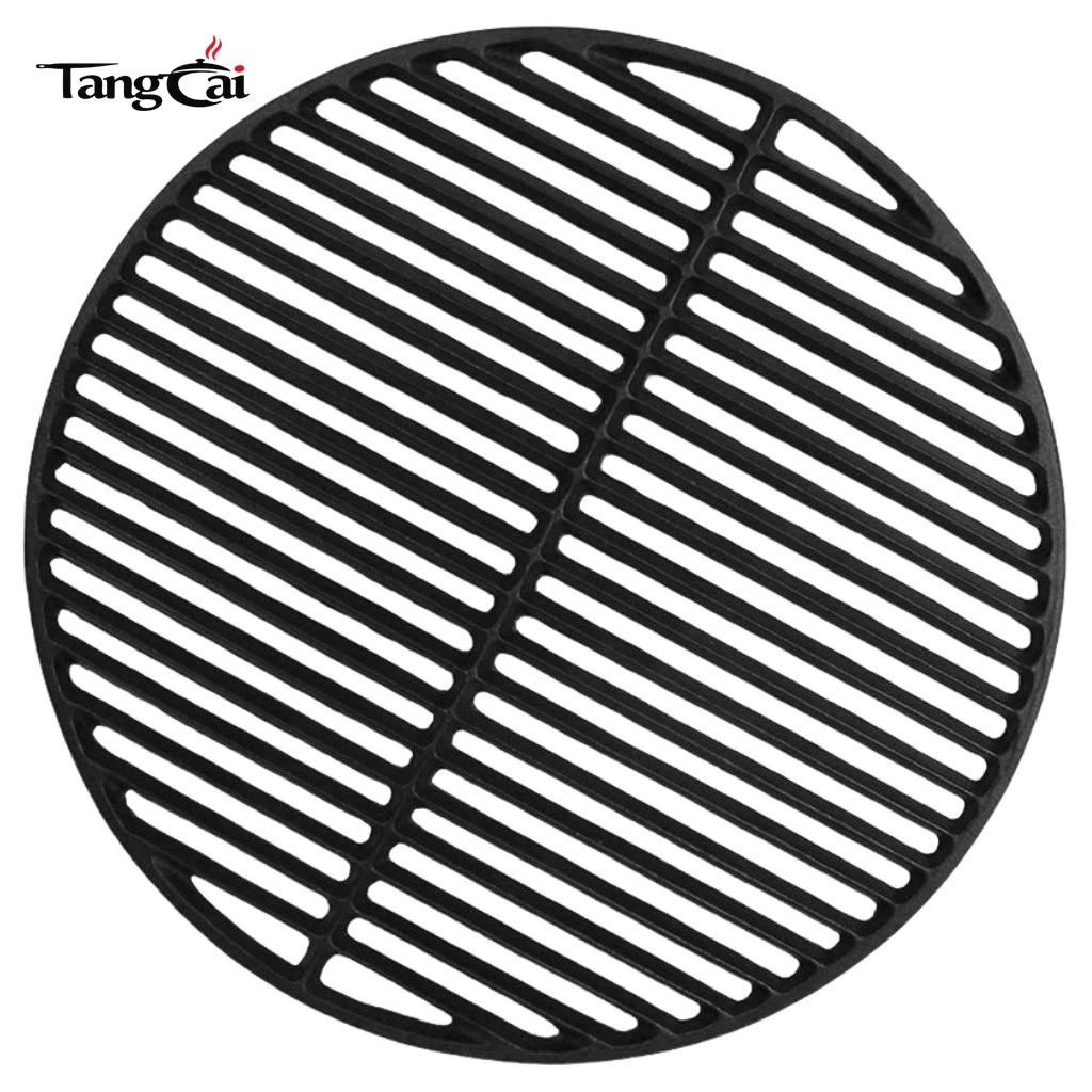 Grandes grilles de cuisson en fonte de 18&nbsp;pouces, plaque chauffante r&eacute;versible parfaite pour un joli barbecue