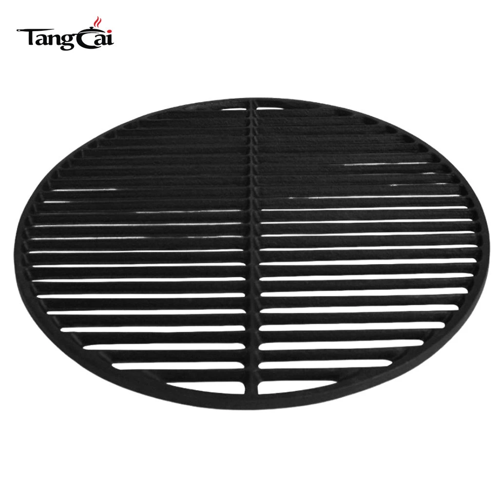 Grandes grilles de cuisson en fonte de 18&nbsp;pouces, plaque chauffante r&eacute;versible parfaite pour un joli barbecue