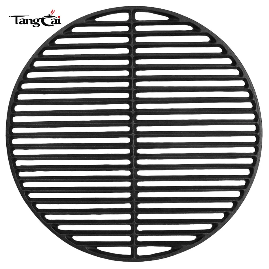 Grandes grilles de cuisson en fonte de 18&nbsp;pouces, plaque chauffante r&eacute;versible parfaite pour un joli barbecue