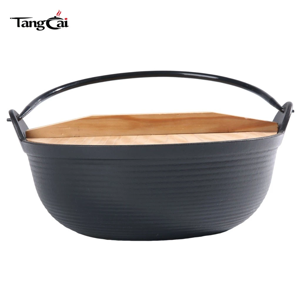 Pot chaud Sukiyaki Tetsu Nabe en fonte japonaise de 1,7&nbsp;L