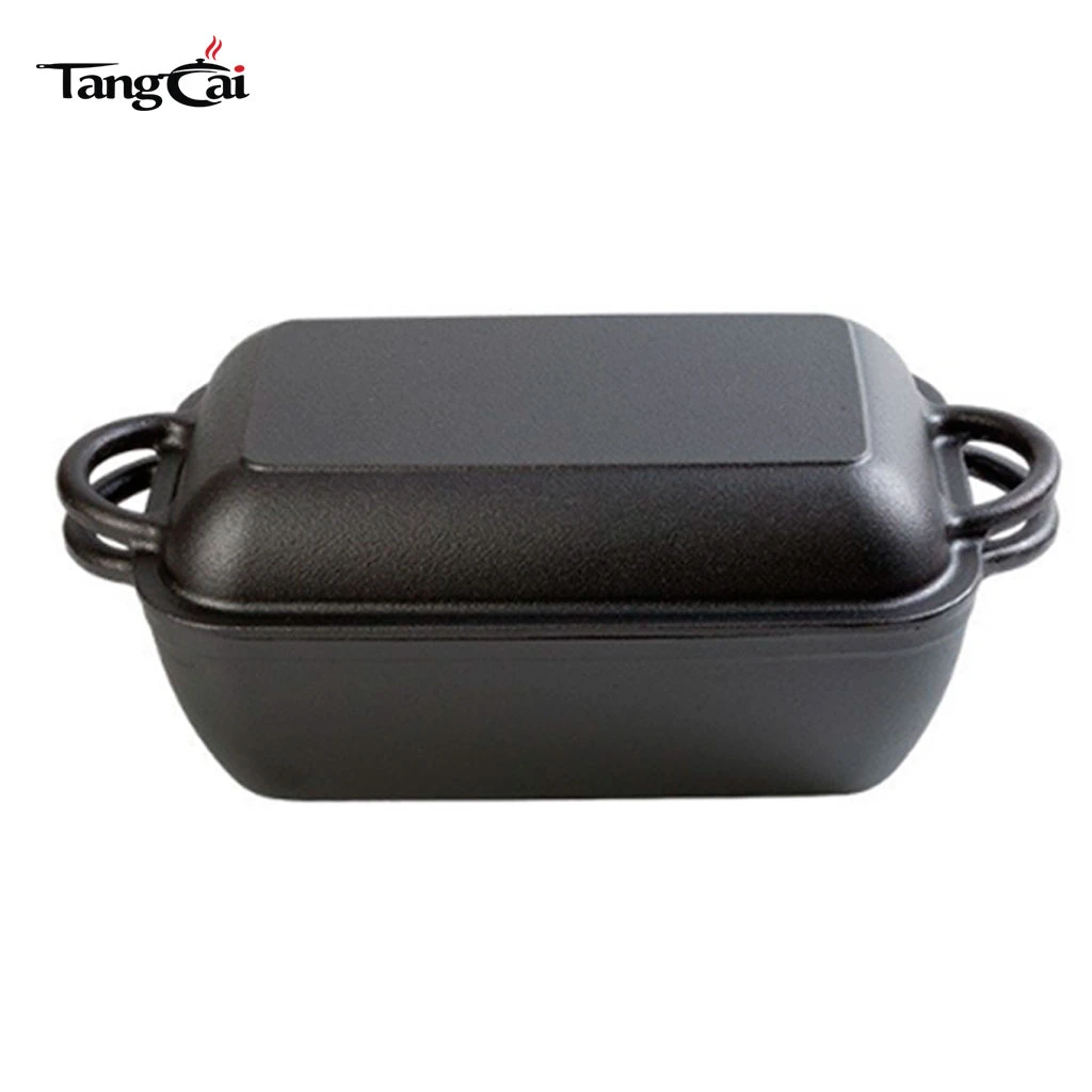 Vente en gros de cuisini&egrave;re combin&eacute;e ovale en fonte de 6,5&nbsp;litres, machine &agrave; pain au levain et r&ocirc;tissoire 2&nbsp;en&nbsp;1
