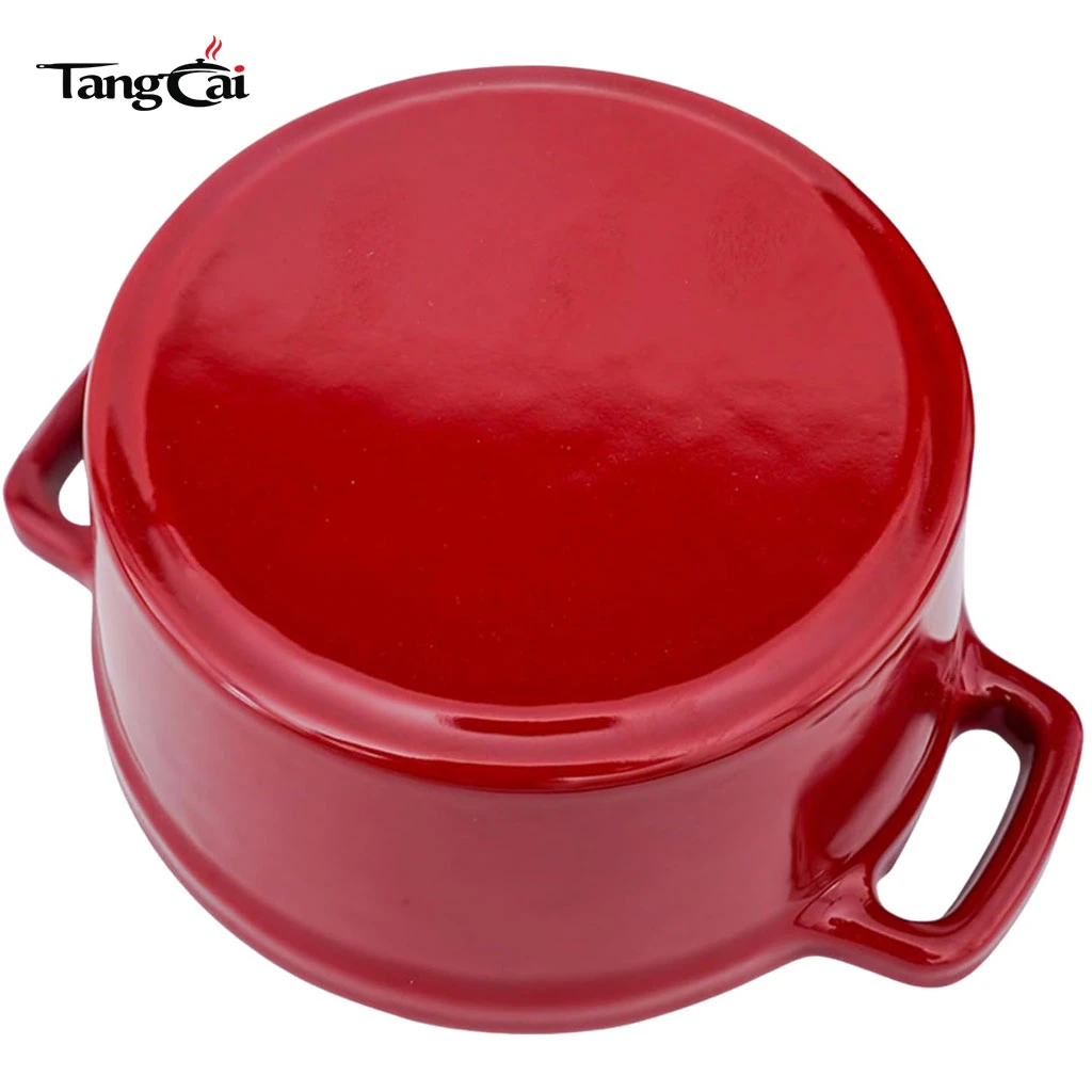 Cocotte en fonte &eacute;maill&eacute;e 2&nbsp;pi&egrave;ces | Mini cocotte en fonte &eacute;maill&eacute;e | Parfait pour les trempettes et les desserts