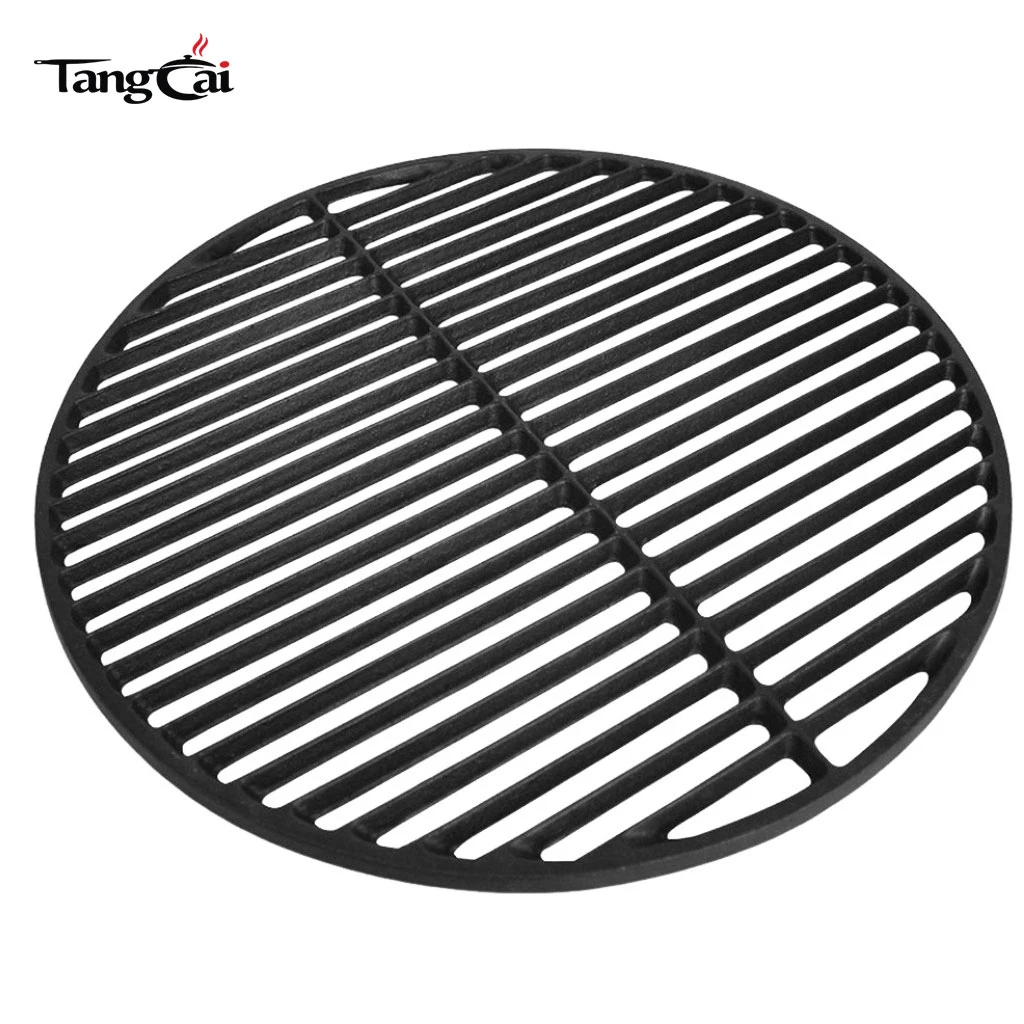 Grandes grilles de cuisson en fonte de 18&nbsp;pouces, plaque chauffante r&eacute;versible parfaite pour un joli barbecue