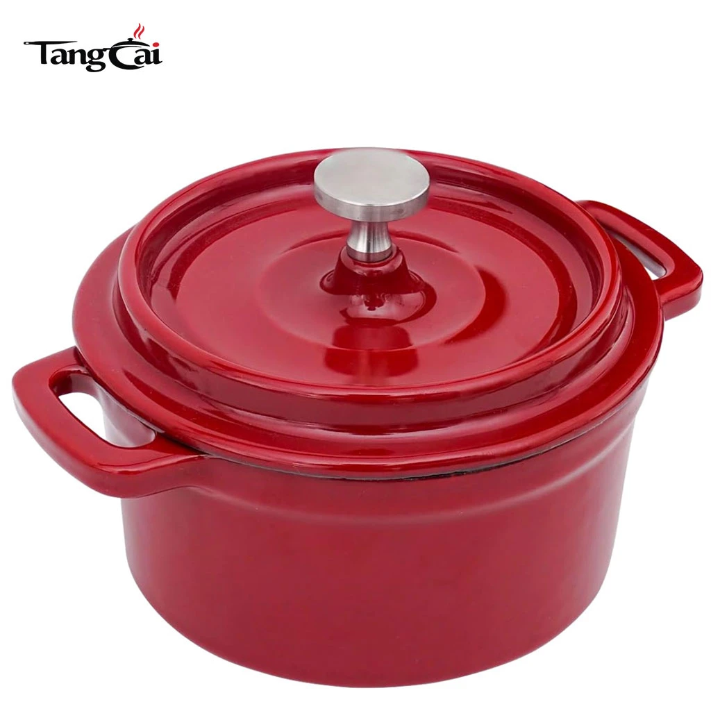 Cocotte en fonte &eacute;maill&eacute;e 2&nbsp;pi&egrave;ces | Mini cocotte en fonte &eacute;maill&eacute;e | Parfait pour les trempettes et les desserts