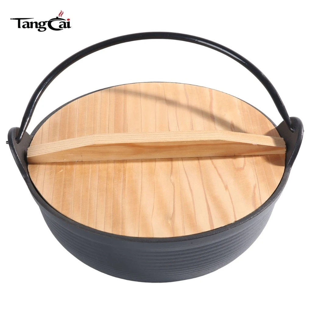 Pot chaud Sukiyaki Tetsu Nabe en fonte japonaise de 1,7&nbsp;L
