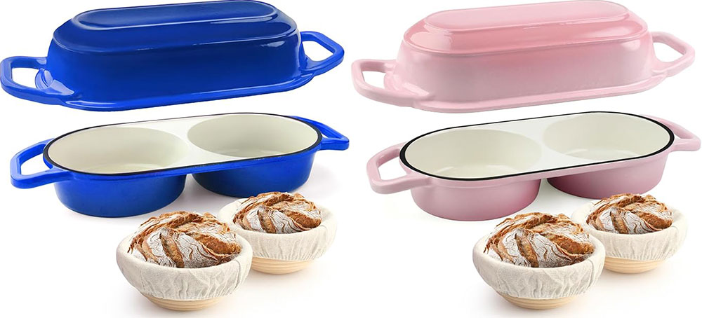 Proposition de nouveau produit : mini four hollandais double émaillé très demandé pour la cuisson du pain au levain