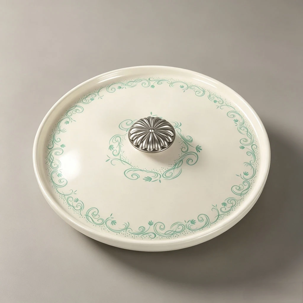 Four hollandaise en fonte &eacute;maill&eacute;e florale vintage tendance personnalis&eacute;e&nbsp;| OEM ODM pris en charge